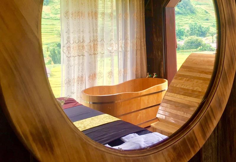Chuyên sản xuất bồn tắm gỗ