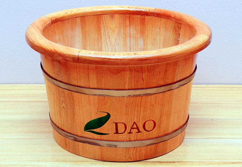 Chậu ngâm chân gỗ tròn xuất khẩu