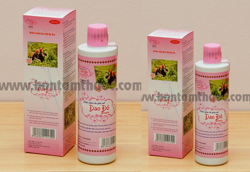 Nước tắm dao đỏ Sapa